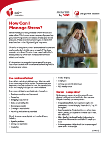 howcanimanagestress